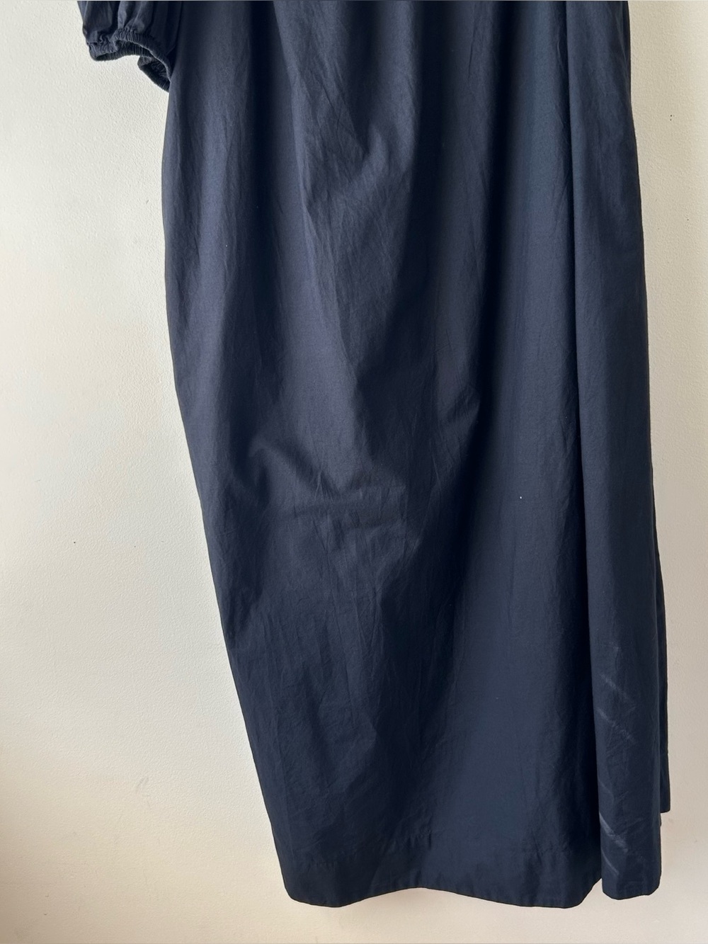 Maeve Anthropologie 100% Cotton One Shoulder Maxi Dress Black NWT L - Picture 6 of 14